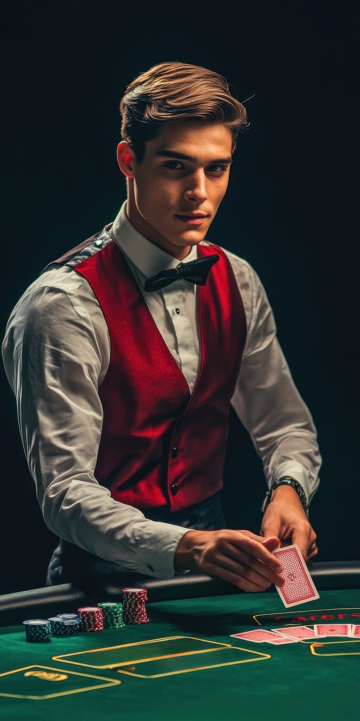 Tampilan meja Texas Poker di rafi777 dengan kartu pemain dan kartu komunal yang ditampilkan